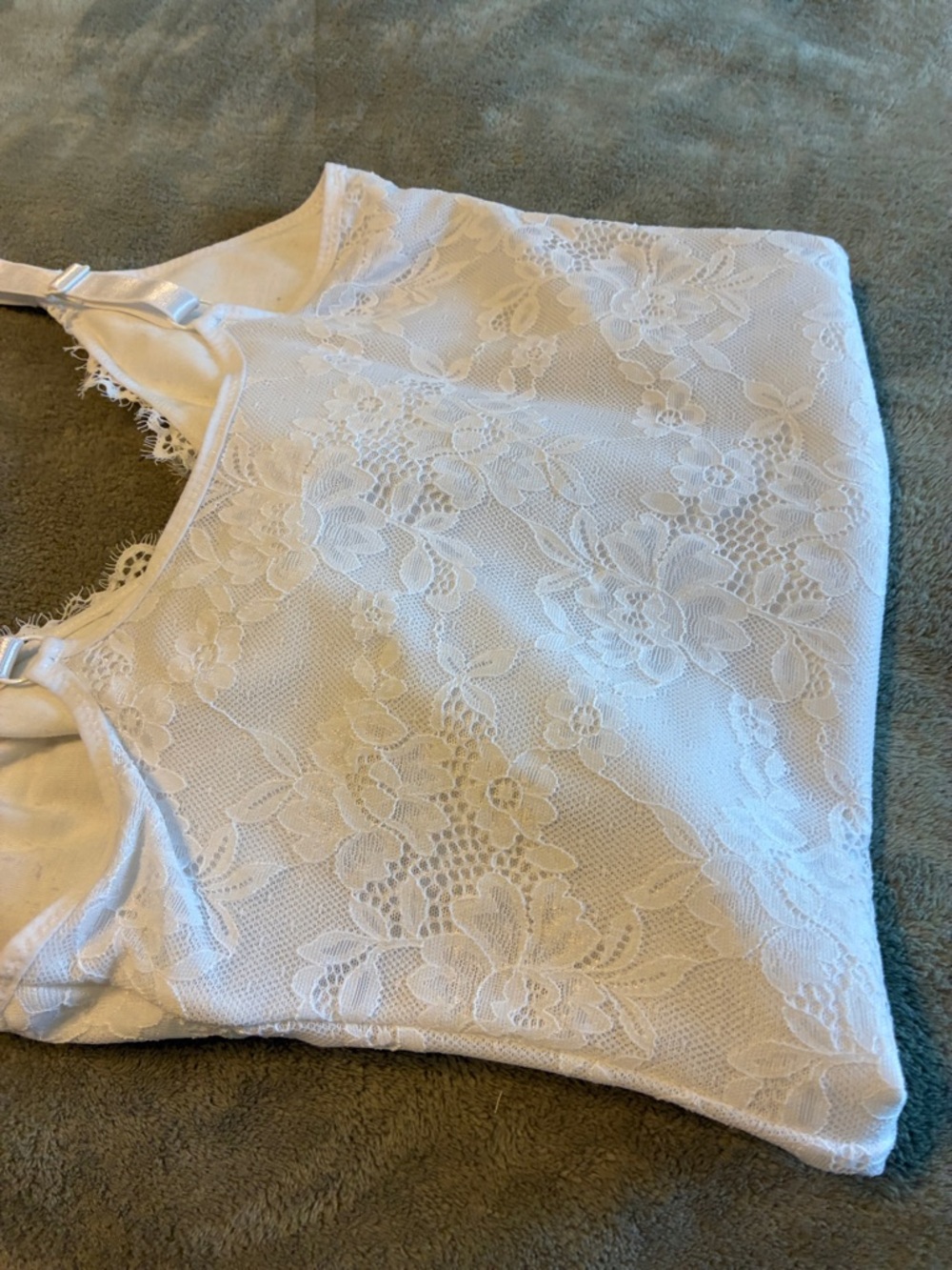 Last Chance- Women's White Lace Bodysuit Intimate - Picture 12 of 13